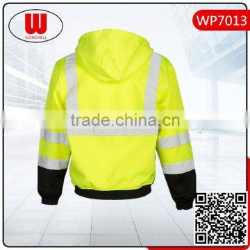 Reflective Safety Winter Zipper Hoody photo-2
