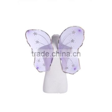 Popular Craft supplies angel wings nylon butterfly wings halloween decoartion