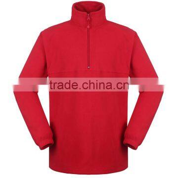 polyester pullover micro polar fleece jacket sportswear