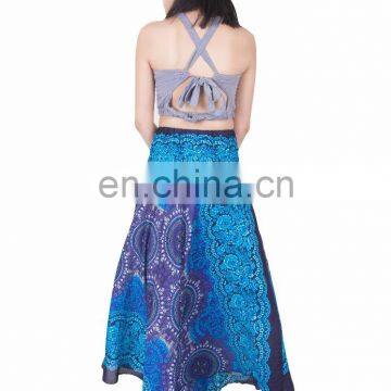 Lofbaz Bohemian Women's Long Skirt Hippie Style One Size Fits for All photo-3