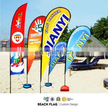 Hot Sale Teardrop Flag With Heavy Cross Base