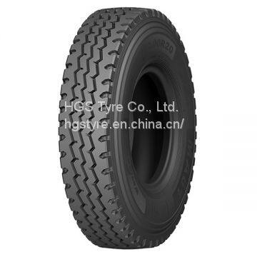 All wheel 10.00r20 truck tire used on mixed roads