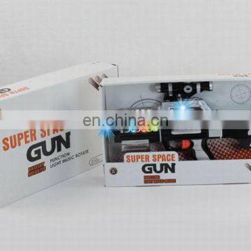 Boy Gun Toys , Plastic Electric Space Toy Gun With Flashing Light and Music