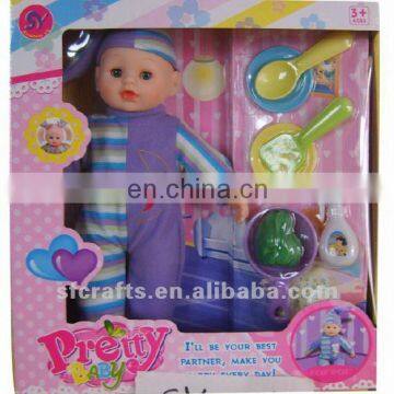 Pretty plastic baby dolls with music