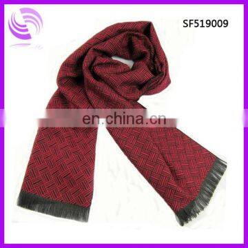 Best selling striped modal men wool cashmere scarf wholesale