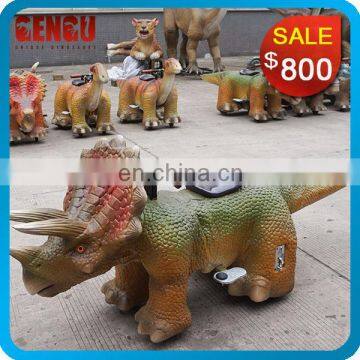Funny Dino Ride Triceratops Dinosaur Ride photo-2