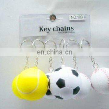 3.8CM mini pu ball, key chain mini pu ball