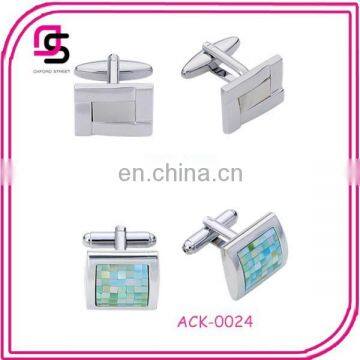 High Quality Cheap Custom Stainless Steel Cufflink Blanks