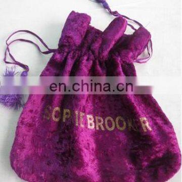 Drawstring Velvet Jewellery Bag Gift Bags Packaging Bags Small jewellery bags wholesaler