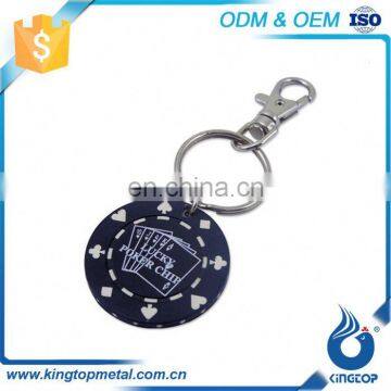 Plain Tourism Souvenir Building High Quality Custom Shaped Metal Key Charm Keyholder Keychain photo-4