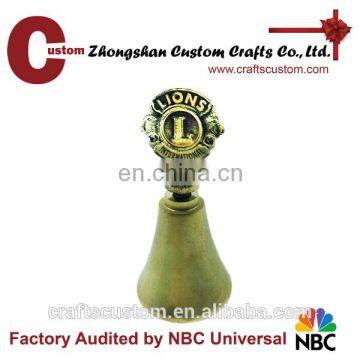 Custom 3D zinc alloy small metal craft bells/souvenir wedding bell