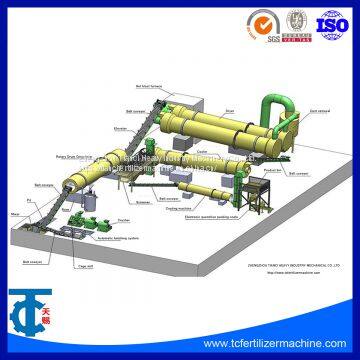 Compound Fertilizer Double Roller Pelletizer Machine Production Line