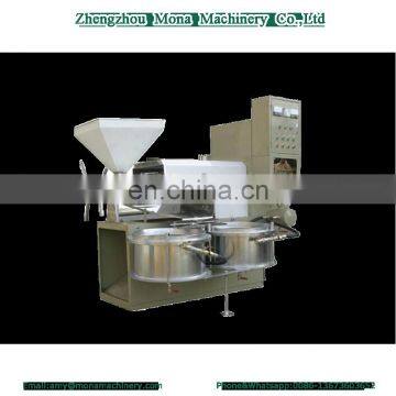 Professional Healthy screw oil press machine with filter for refined sunflower oil