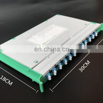 FTTH 12 24 48 96 144 Port SC ST LC FC Fiber Optic Splice Tray For ODF Patch Panel