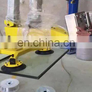 Four suction pneumatic flat glass vacuum lifting equipment with a maximum load of 1000 kg