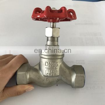 Factory price manual forged stainless steel female threaded ends globe valve J11W valve high pressure