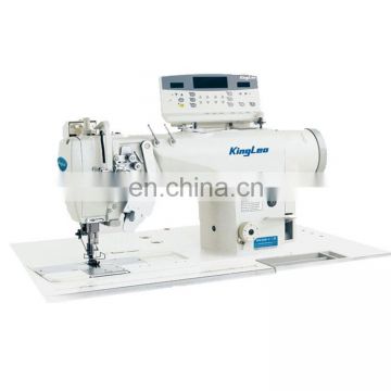 High performance industry computer double needle sewing machine