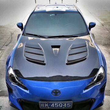 Toyota 86 BRZ Varis Carbon fiber Hood Engine Cover Bonner Spolier