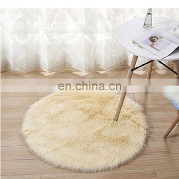 Living Room Floor Using Faux Fur Rug photo-5