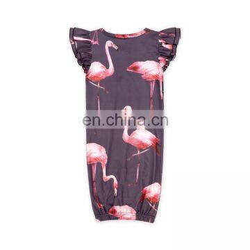 Baby Flamingo 2 Layers Milk Silk Pearl Sleeve Sleep Bag photo-3