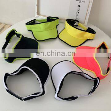 New Arrival Plain Sun Hats Promotional Sun Visor Cap photo-2