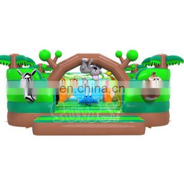 Kids Portable Forest Expedition Theme Inflatable Bounce House for Indoor and Outdoor photo-4