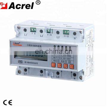 ACREL DTSD1352 DIN Rail Mount energy 3 phase kwh meter