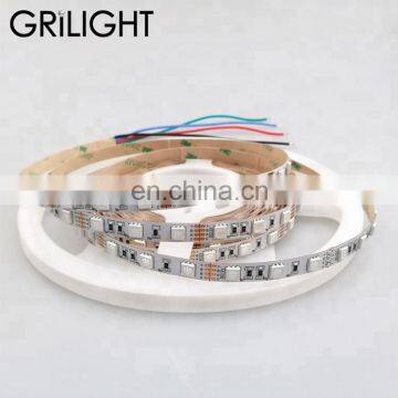 8mm width Led neon flex 12v high lumen per watt led multicolor led light strip 5050 3 chips