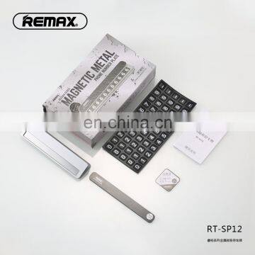 Remax HOT SELLER RT-SP12 Recham Series Magnetic Stop Sign Metal Phone Number Plate photo-5