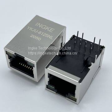 INGKE YKJU-8125NL Direct Substitute 7499010121A Modular Jack RJ45 100 Base-T 1 Port Through Hole