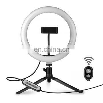 Newest 10 Inch Selfie Ring Light Photography Lighting Led RGBW Ring Light 32 Colors With Tripod Stand