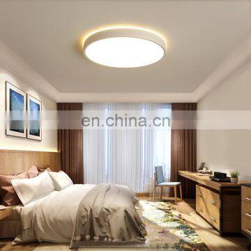 Simple Round White Bedroom Ceiling Lamp LED Chandelier photo-6