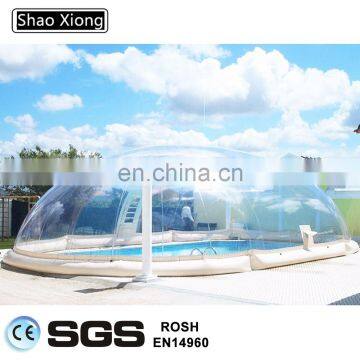 Outdoor Customized Transparent Clear Waterproof PVC Swimming Pool Dome Kit Cover Inflatable Swimming Pool Cover Tent Covers