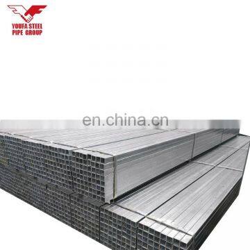 Youfa gi pipe sizes 3/4 INCH diameter zinc coat welding square and rectangular pipe galvanized steel tube price