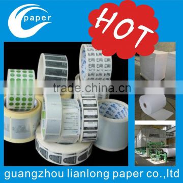 Hot stamping clear cosmetics label/transparent label/transparent plastic label