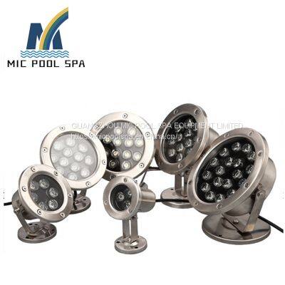 New model Beam light underwater floor ground spot light Stainless steel 304 colorful fountain light