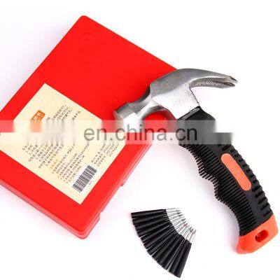 China factory Emergency Tire Repair Tool Kit  for  Tubeless tire With Claw Hammer Fast Tire Repair Rubber Nail