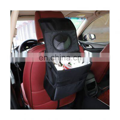 Kids Car Organizer Foldable Leakproof Trash Can Waterproof Waste Basket Garbage Storage Collapsible Car Trunk Organizer Hanging photo-2