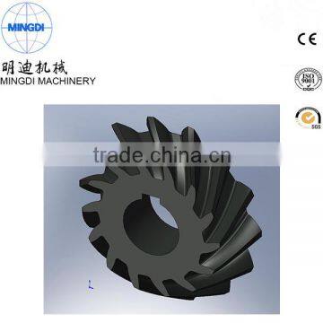 High accuracy double helical gears with small undercuts