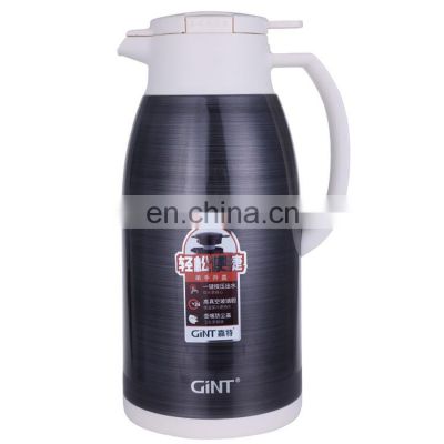 GINT China OEM Free Design Household Home Glass Refill Luxury White Vacuum Flask Arabic Copper Coffee Pot