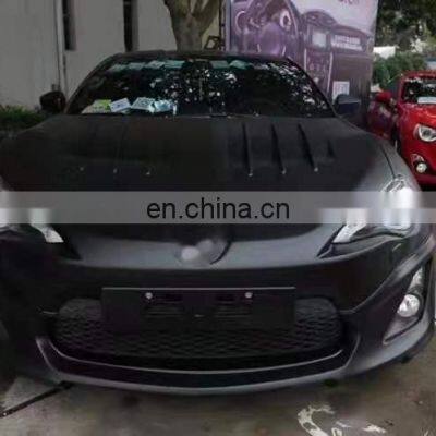 Body Kit for Toyota GT86 Subaru BRZ in WD Style Wide Flare Car Bumpers Engine Hood Front Lip Side Skirts Wing Spoiler