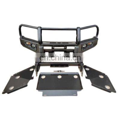 Black Textured Steel Front Bumper for Vigo NP300 Revo Bumper 4X4 Parts Offroad Accessories