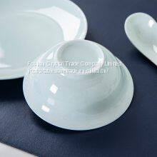 Blue Glazed Porcelain Bowls and Plates photo-2