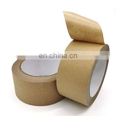 Factory Direct Sales Kraft Brown Self-Adhesive Paper Tape Packaging Tape kraft paper tape