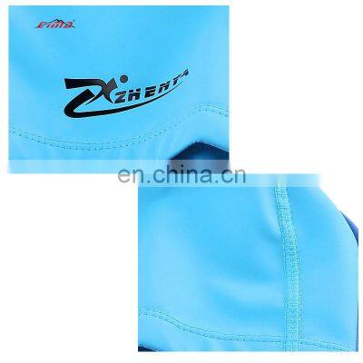 Custom Logo Cheap Swimming Cap PU Material Water Sports Swimming Cap Children's Swimming Cap photo-2