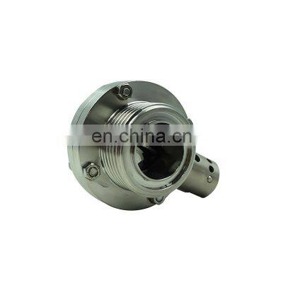 Dn50 Sanitary ss Stainless Steel 304 316 Manual Thread Butterfly Valve With Pull Handle photo-3