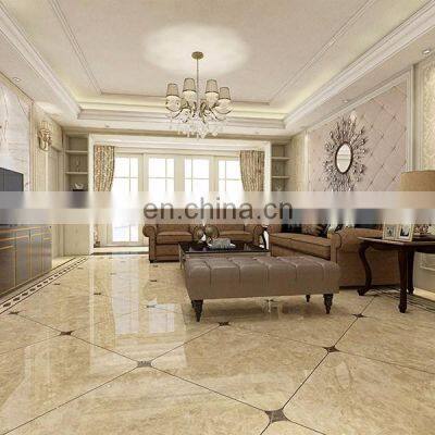 Full Body Marble Style Polished Porcelain Floor Tile Beige 800x800mm photo-5