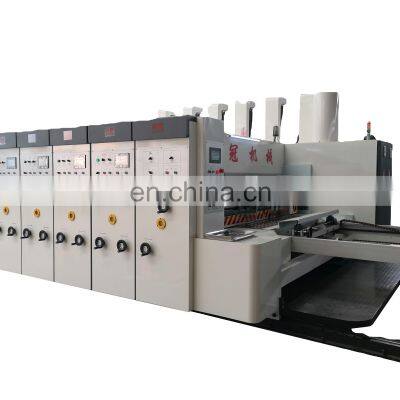 Factory Sales Automatic Paper Cardboard Carton Box High-Speed Printing Folding Gluing Machine