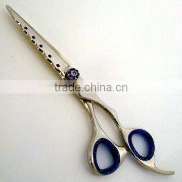 Hair Scissors Fancy Blade 7"