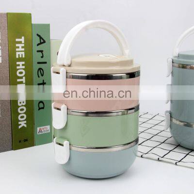 compete Price Insulation Children Tiffin Food Wholesale Metal Warmer Lunch Bento Box